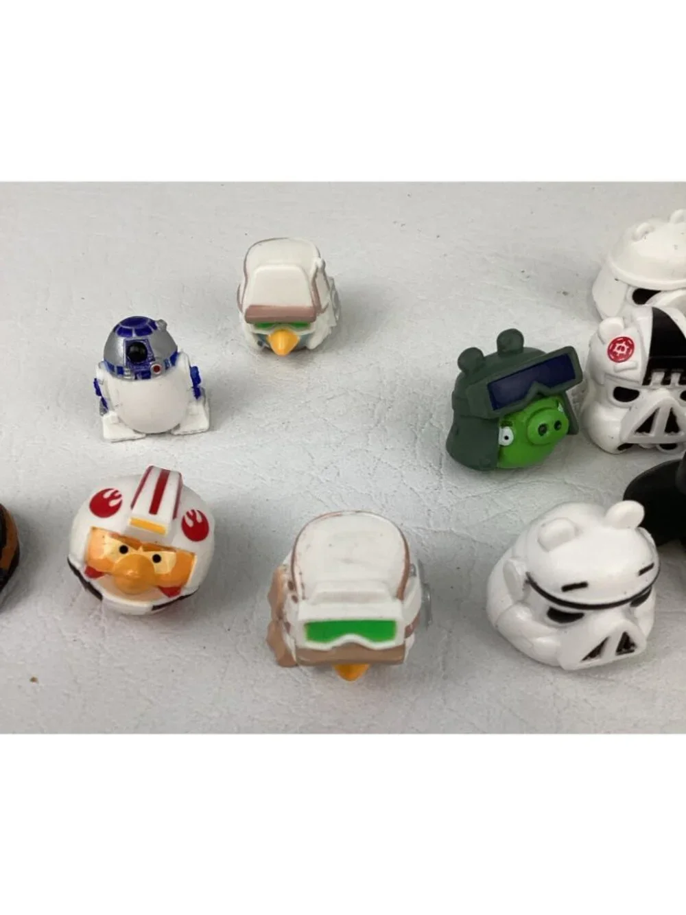 Angry Birds Star Wars Bundle Lot of 12 Game Figures Jenga Rubber Pencil Topper